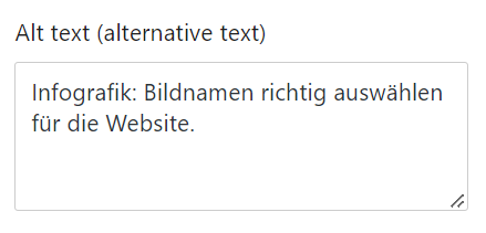Beispiel eines ALT Attributes