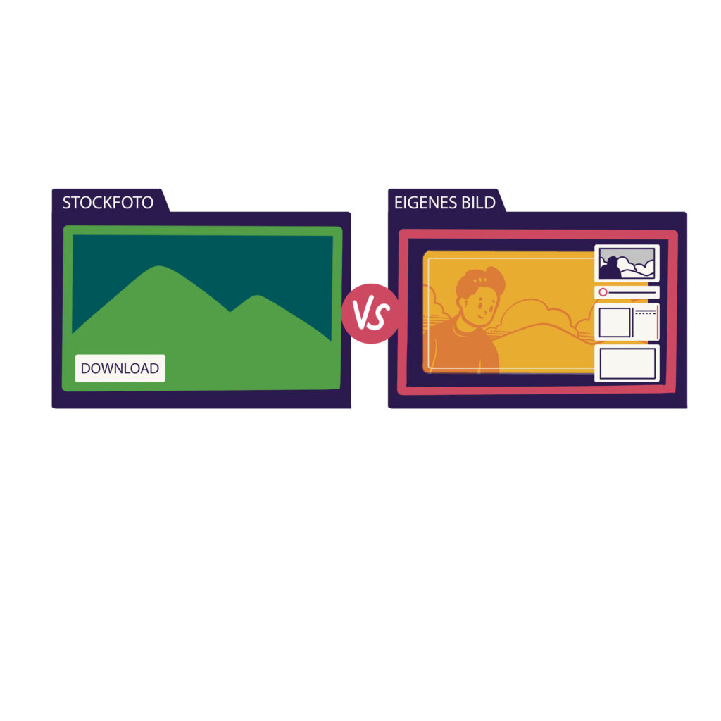 Stockfoto Vs Eigenes Bild Seo